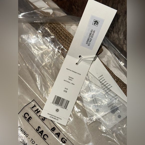 TORY‎ BURCH Raffia Fringe Tote - Picture 6 of 7